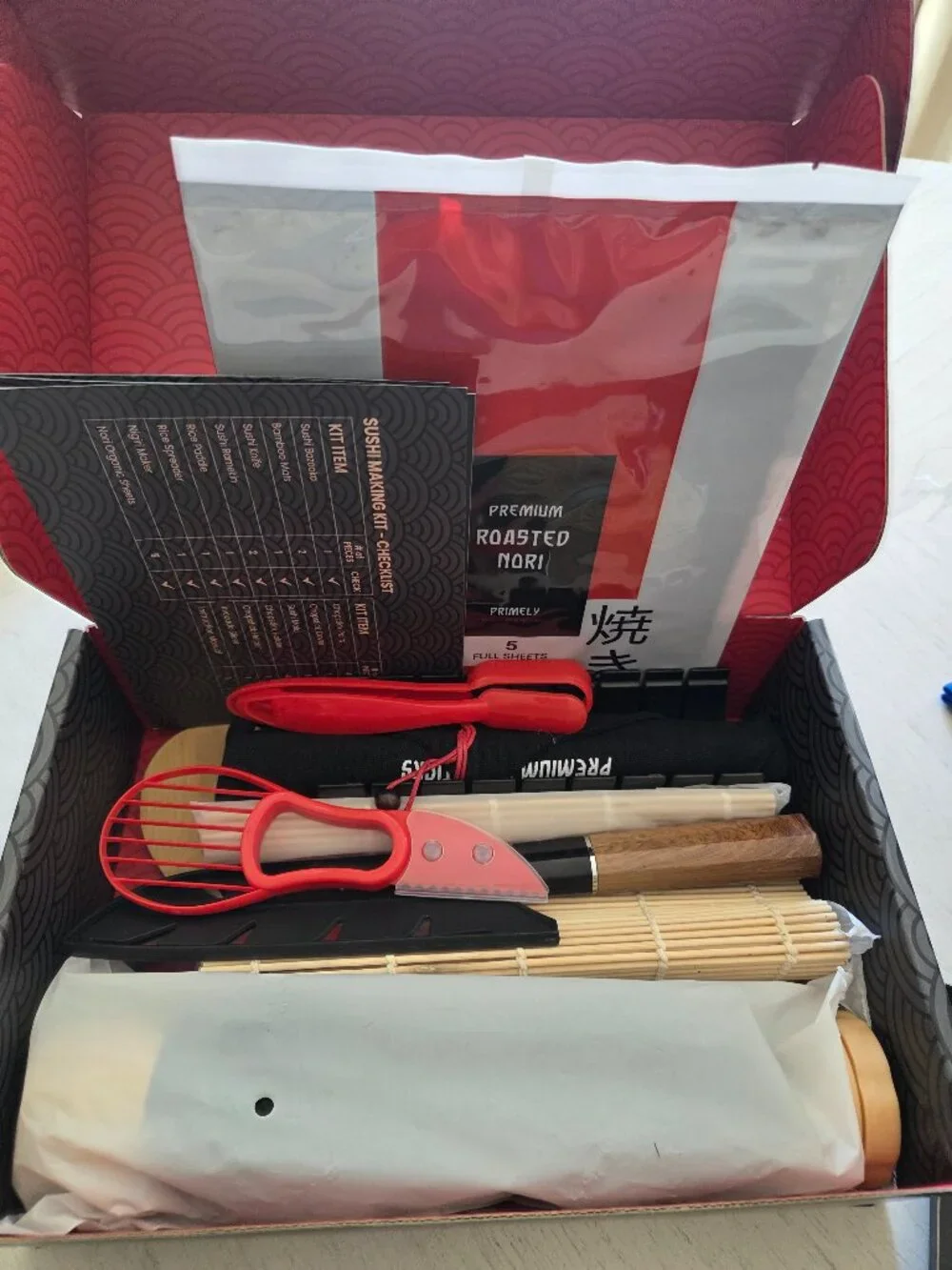 30 Pcs Sushi Making Kit – Sushi Bazooka Maker Kit with Nori Sheets for Sushi